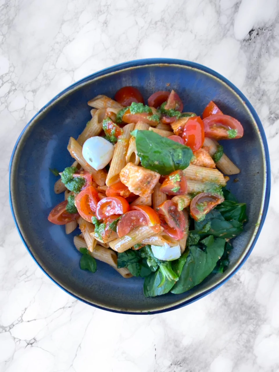 *Summer Special*  Bruschetta Chicken Pasta with Mozzarella & Fresh Basil