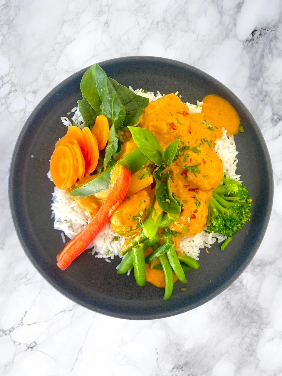 Frozen - Thai Chicken Meatballs with Rice